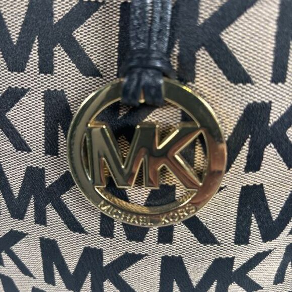 Michael Kors Jet Set North South Signature Shopper Tote Shoulder Bag Purse $198 - Picture 13 of 16